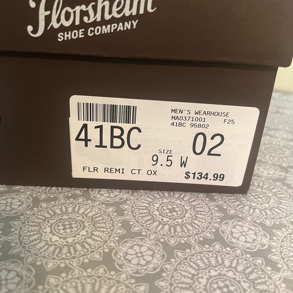 Florsheim Sleek Black Cap Toe Derbys